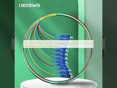 FTTX HXCOWO 12 色光ファイバピグテール SC UPC シングルモード G657A 0.9 ミリメートル G652D