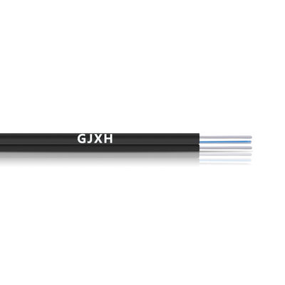 購入 シングルモード2コアファイバードロップケーブル HXCOWOインダースファイバーオプティックケーブル オンライン製造