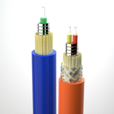 購入 Spiral Armored Fiber Optical Cable 2.0/3.0mm CPR FTTH 1 Core Single Mode Indoor Flexible オンライン製造
