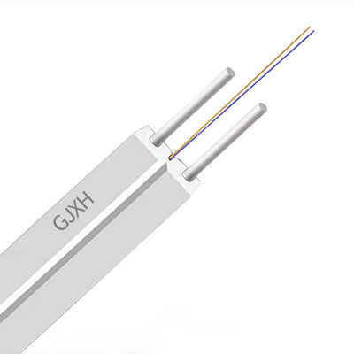購入 HXCOWO GJXH FTTH Communication Drop Fiber Optic Cable White Black Custom Length オンライン製造