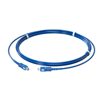 購入 Fiber Type Single Fiber Single Mode Armored Patch Cord SC-UPC/SC-UPC Blue 9/125um オンライン製造