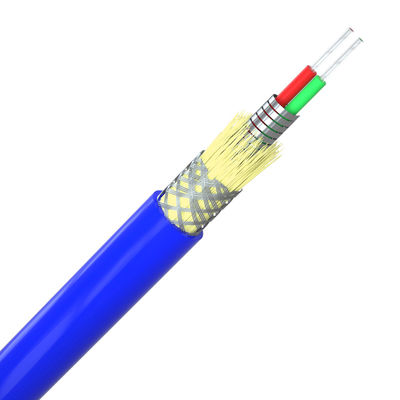 購入 50/125 Flexible Spiral Steel Single Mode Armored Fiber Cable 2-288 Core オンライン製造