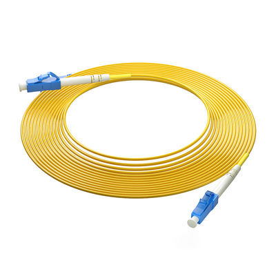 購入 Customized Lengths LC-LC APC/UPC Single Mode Simplex Armored Fiber Optic Cable Patch オンライン製造
