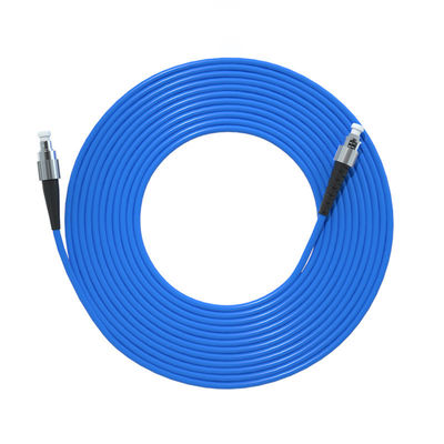 購入 3M FC ST Simplex Single Mode Armored Fiber Optic Cable with Customized Lengths and 2 オンライン製造