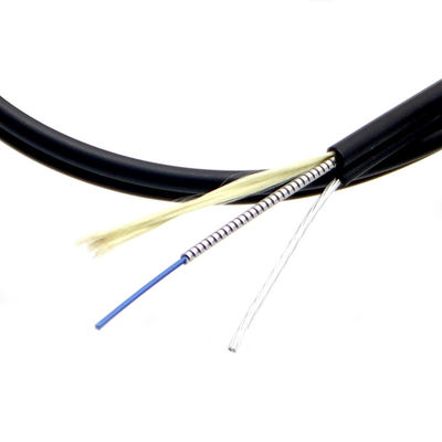 購入 G657A LSZH Aerial Figure 8 Drop Indoor Outdoor Armored Fiber 2-4 Core オンライン製造