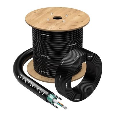 購入 Outdoor Drop Armoured Fiber Optical Cable HXCOWO FTTX Solution GYXTW 4 6 8 12 Cores オンライン製造