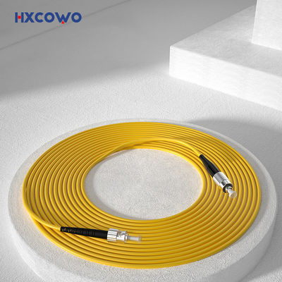 購入 HXCOWO シングルモード 9/125 OS2 FC TO ST シンプレックス OFNR 2.0mm 装甲光ファイバーケーブルパッチ オンライン製造