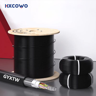 購入 HXCOWO GYXTW Outdoor Armoured Fiber Cable for Stable Network Data Signal Transmission オンライン製造