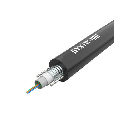 購入 4 6 8 10 12 Core GYXTW Armoured Fiber Optic Cable for Network Data Signal Transmission オンライン製造