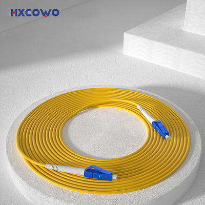 購入 HXCOWO FTTH Simplex Fiber LC APC UPC G652D/G657A1 SM Jumper Armored Fiber Optic Cable Patch オンライン製造