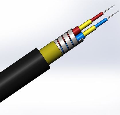 購入 SM LC SC FC CPRI Waterproof FTTA Jumper Armored Fiber Optic Cable 7.0mm 2C 4C オンライン製造