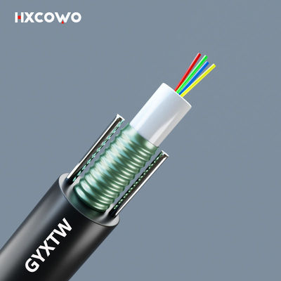 購入 GYXTW G657A Single Mode Armored Fiber Optic Cable For Telecom Communication オンライン製造