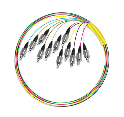 購入 speed HXCOWO 12 Core G652D LSZH FC Fanout Bunchy Breakout Fiber Optic Pigtail for 4g Network オンライン製造