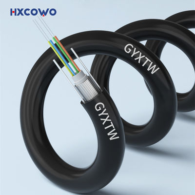 購入 Fiber Optic Cable GYXTW G657A G652D Armoured Outdoor Single Mode OS2 4 6 12 24 Core オンライン製造
