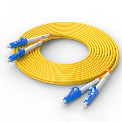 購入 Single Mode LC/UPC-LC/UPC FTTH Duplex Fiber Optic Cable Patch for Customized Colors オンライン製造