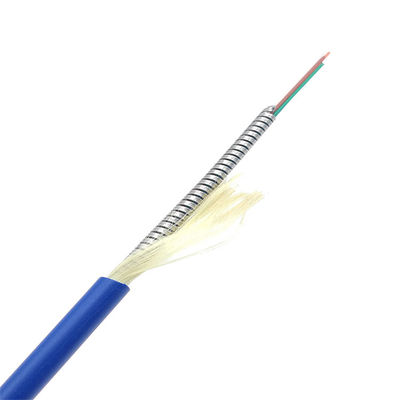 購入 Stainless Steel OM3 OM4 Armored Fiber 6 Core G652D PVC LSZH オンライン製造