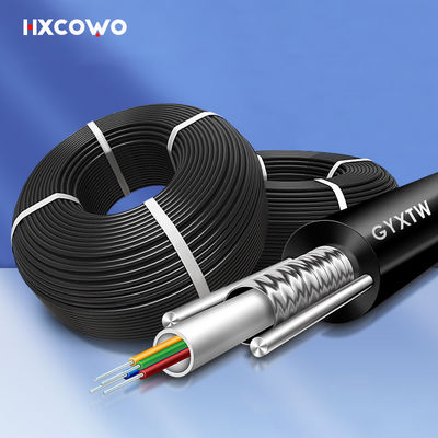 購入 High Speed Armored Single Mode Fiber G657A1 G657A2 Outdoor Armored Fiber Optic Cable オンライン製造
