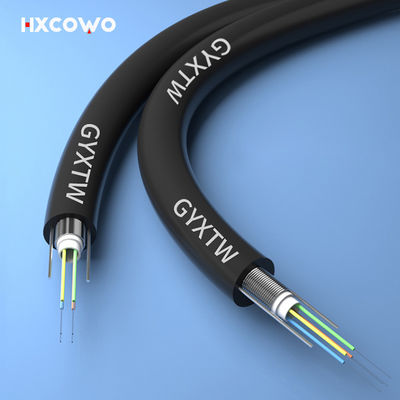 購入 GYXTW Armoured Fiber Optic Cable HXCOWO Singlemode Self Supporting オンライン製造