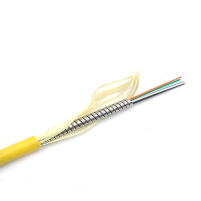 購入 6C G657A2 LSZH PE PVC Anti Rodent Armoured Fiber Cable With 6 Conductors オンライン製造