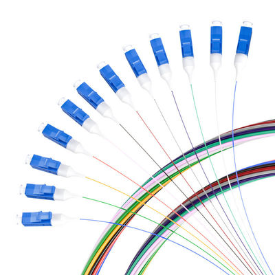 購入 HXCOWO SM G657A 12 Cores Colors LC/APC LC/UPC FTTH Fiber Optic Pigtail for 3G Network オンライン製造