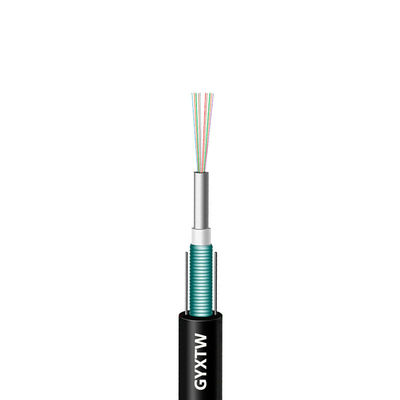 購入 HXCOWO GYXTW 4 6 8 Cores Singlemode Outdoor Duct Armoured Fiber Optic Cable for Data Transfer オンライン製造