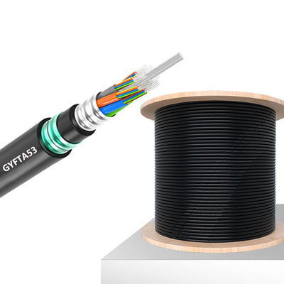 購入 Non Metallic Outdoor Armored Fiber Optic Cable GYFTA53 Custom Length オンライン製造