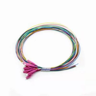 購入 12 Cores LC UPC Fiber Optic Pigtail Multimode G657A1 FTTH Pigtail For Network Connections オンライン製造