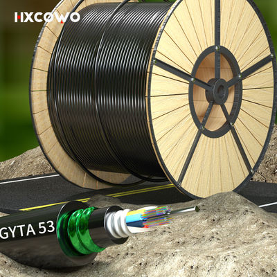 購入 G652D/G657A1/G657A2 Fiber Optic Cable GYTA53 6-288 Core for Telecom Comunication オンライン製造