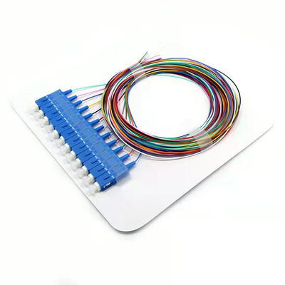 購入 SC/UPC SM LSZH 12 Fiber Optic Pigtail Waterproof Cable Single Mode Fiber Pigtails オンライン製造