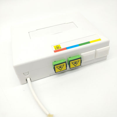 購入 2 Ports Fiber Optic Terminal Box 10 FTTH Access Indoor Fiber Termination Box オンライン製造