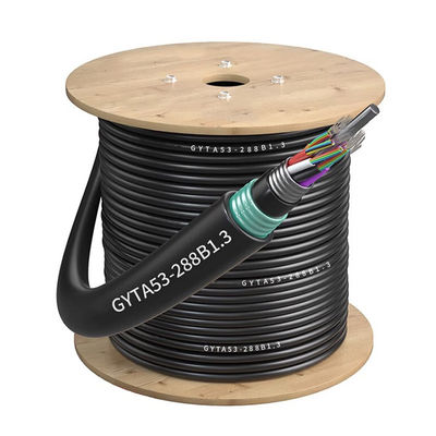購入 RoHS Armoured Fibre Optic Cable GYTA53 For Fast Telecom Communication オンライン製造