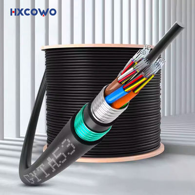 購入 48/72/96/144 Core GYTA53 Outdoor Armored Fiber Optic Cable for Secure Communication オンライン製造