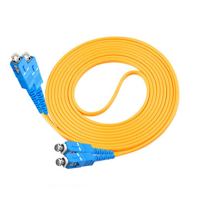 購入 SC/UPC-SC/UPC Duplex Multimode OM3 Jumper Cable Fiber Optic Patch Cord for Networking オンライン製造