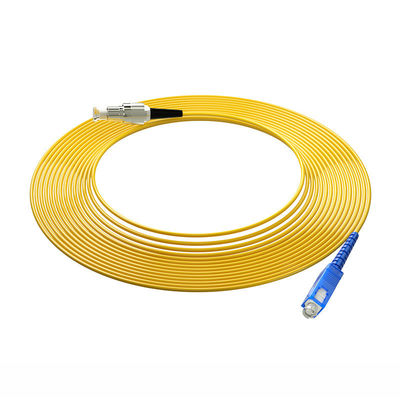 購入 HXCOWO OM3 SC FC LC ST 850nm/1310nm/1550nm Simplex Multi Mode Fiber Optic Cable Patch オンライン製造
