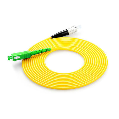 購入 PVC LSZH Fiber Optic Cable Patch SC FC LC ST Connector Type HXCOWO G652D G657A APC UPC オンライン製造
