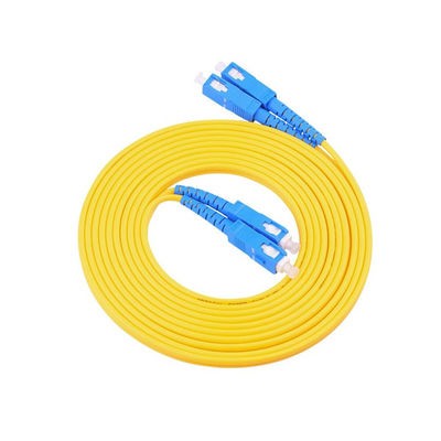 購入 PVC LSZH HXCOWO FTTH 1.6mm 2mm 3mm Duplex SC UPC Jumper 1.5m 3.5m Armored Fiber Optic Cable Patch オンライン製造