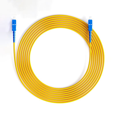 購入 Wiegand Network PVC Jacket SC/UPC Single Mode Simplex Armored Fiber Optic Cable Patch オンライン製造