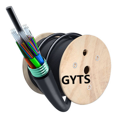 購入 GYTS 24 48Cores Outdoor SM Direct Burial Armored Fiber Optic Cable For Stable Network オンライン製造