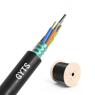 購入 Custom Outdoor Armored Fiber Optic Cable 2 4 6 8 24 32 48 84 96 144 288 Cores オンライン製造