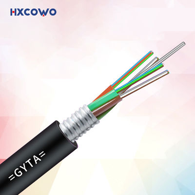 購入 Customized Color GYTA Armored Fiber Optic Cable for Stranded Loose Tube Communication オンライン製造