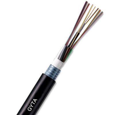 購入 2-288 Cores Outdoor Armoured Single Mode Fiber Optic Cable For Aerial Or Duct オンライン製造
