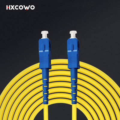 購入 FTTH 装甲光ファイバーパッチケーブル G652D G657A1 G657A2 HXCOWO SC SC UPC APC オンライン製造