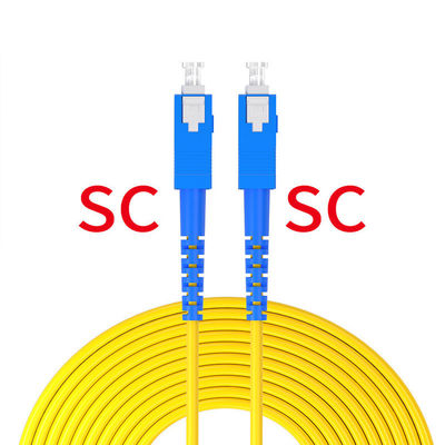 購入 1コアの光ファイバーパッチコード SCからSC UPC/APC 2.0mm/3.0mm G652D/G657A FTTH オンライン製造