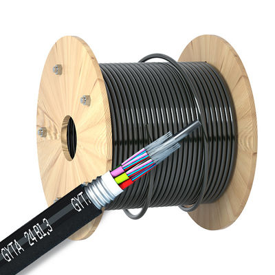 購入 Customized Outdoor Armored Fiber Optic Cable Single Mode PVC LSZH LSOH PE HDPE Jacket オンライン製造