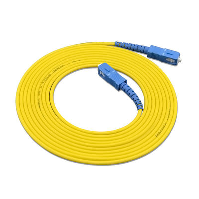 購入 Custom Length Fiber optic patch cord Simplex SC SC UPC/APC G652D 9/125 SM Optical Fiber オンライン製造