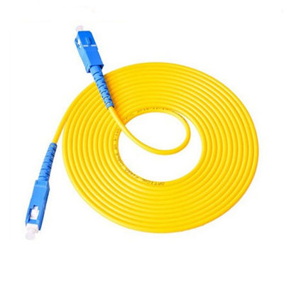 購入 G652D/G657A1/G657A2/OM1/OM2/OM3/OM4 Fiber Optic Drop Patchcord With SC-SC Connector オンライン製造