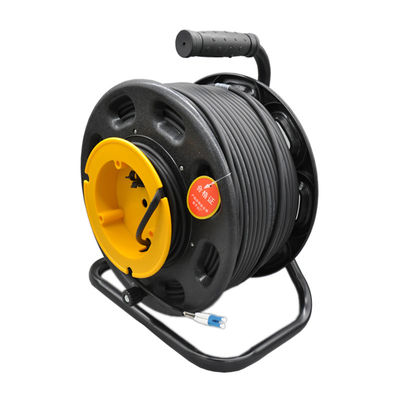 購入 FTTx Tactical Fiber Reel Customized Spiral Armored Fiber Optic Cable オンライン製造