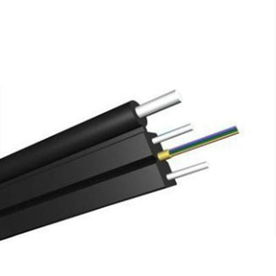 PEジャケット 4コア GJYXCH FTTH ファイバードロップケーブル 屋外ネットワーク ドングアンの製造,カスタマイズ可能