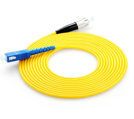ネットワーク 4g PVC LSZH SC から FC OM3 多モード 3m 長さの光ファイバーケーブル